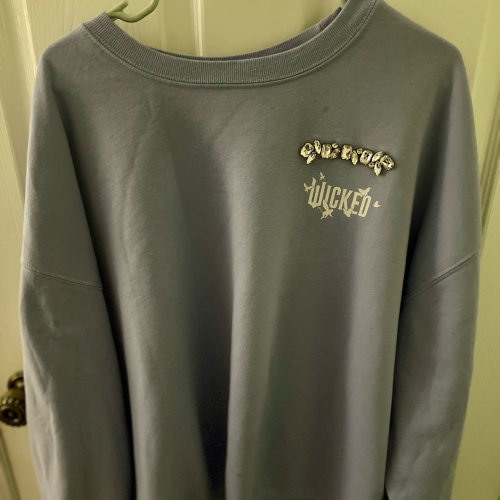 Wicked By Paul Tazwell Sweatshirt Lavender, Women’s XXL Whimsical, Fun Comfort